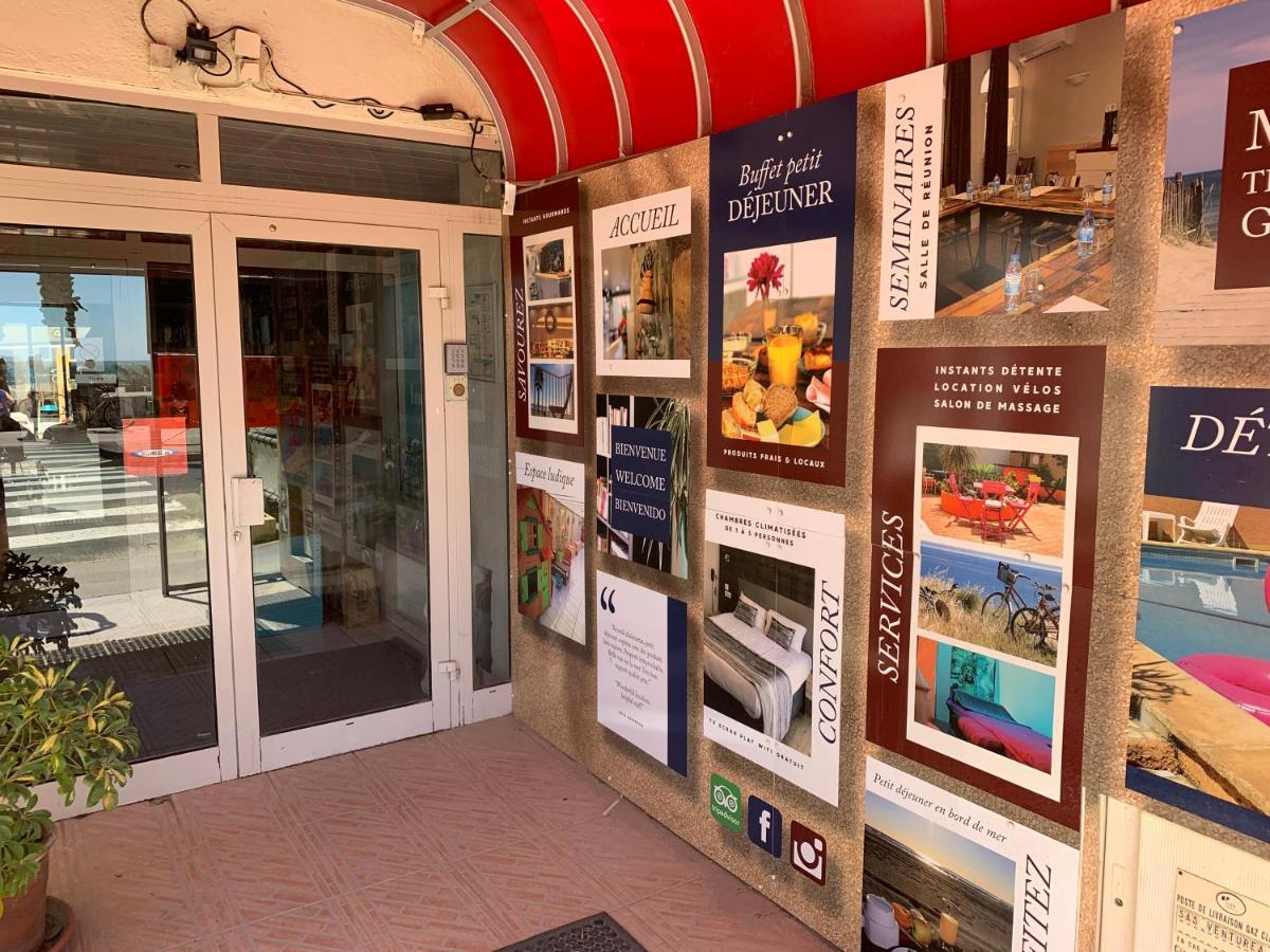 Hotel Saint Georges, Face A La Mer Canet-en-Roussillon Eksteriør billede