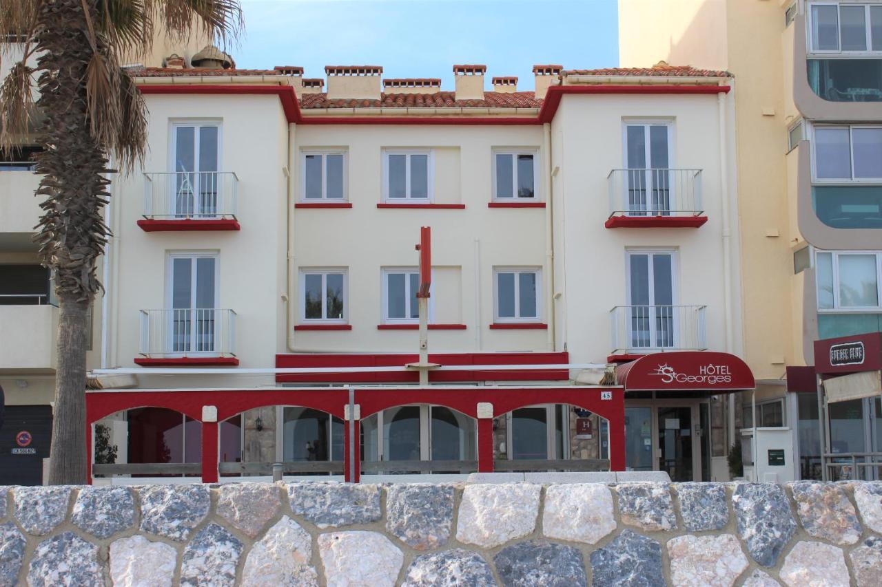 Hotel Saint Georges, Face A La Mer Canet-en-Roussillon Eksteriør billede